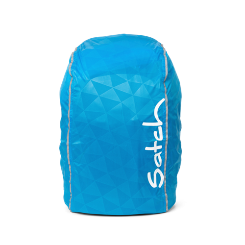 Satch by Ergobag regnslag - Blå med print